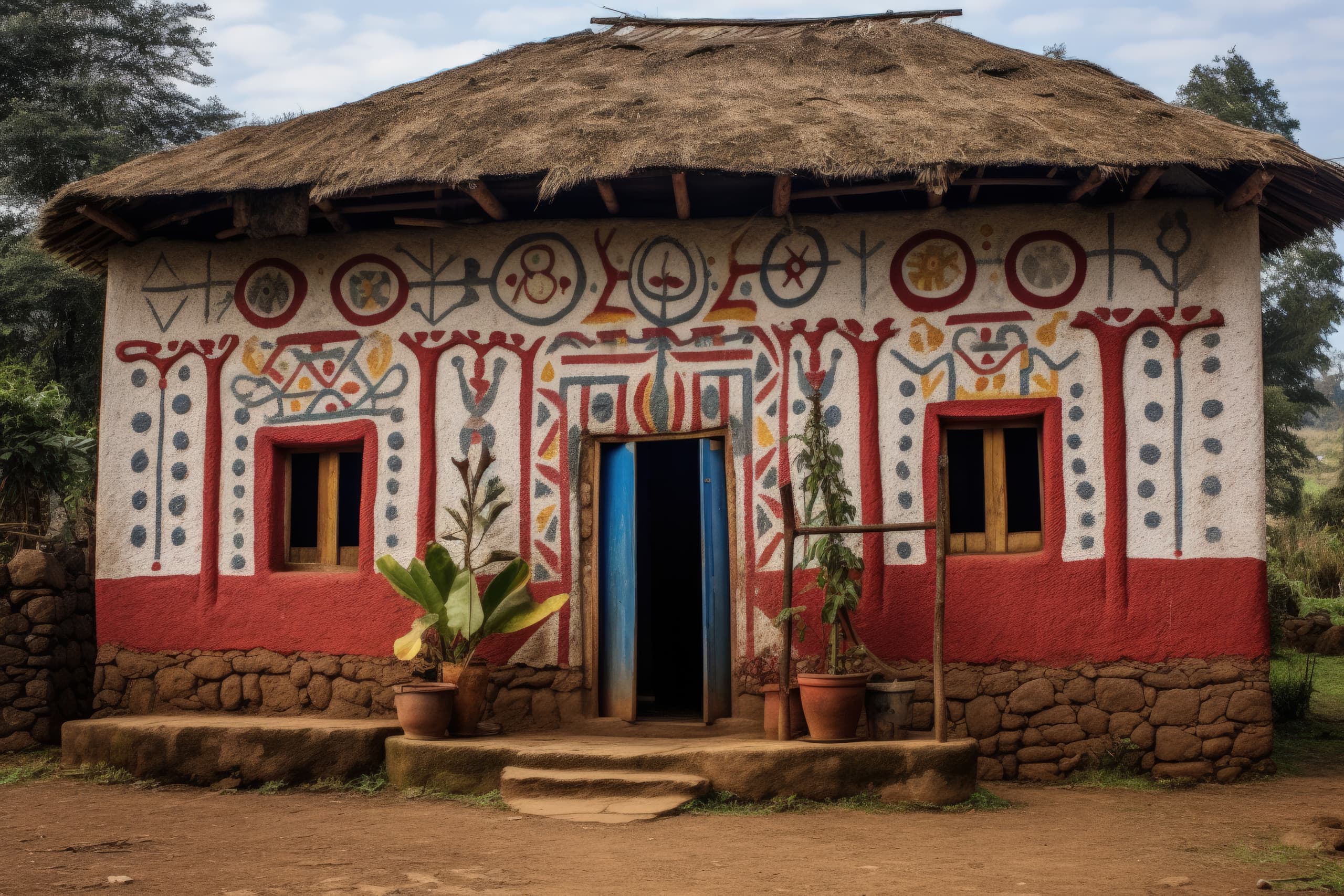 A traditional rural homestead